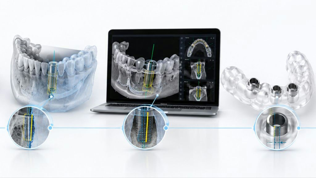 Fluxo digital em cirurgia guiada: as etapas e onde o erro entra